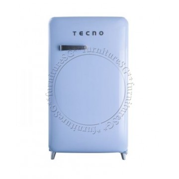 Tecno 1-Door Retro Series Designer Fridge (Blue)